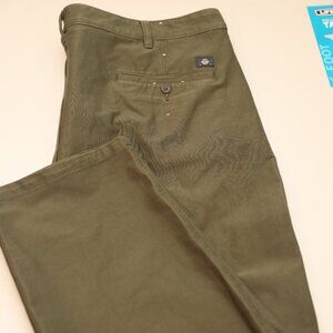 Dockers Comfort Knit Chinos Forest Green Straight Fit Size 40x30